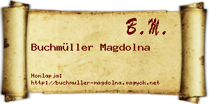Buchmüller Magdolna névjegykártya