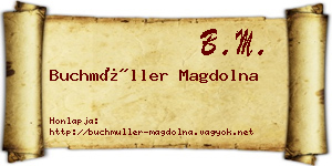 Buchmüller Magdolna névjegykártya